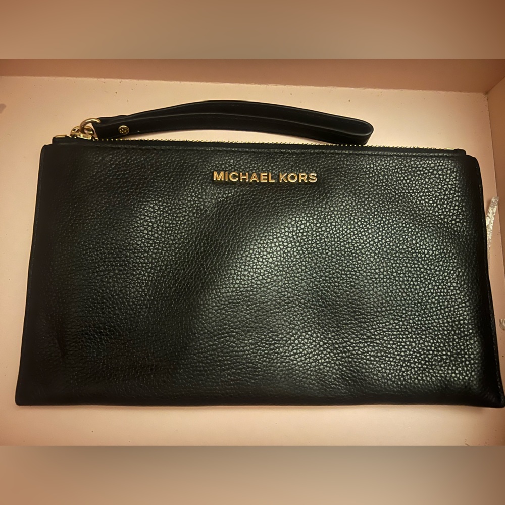 Black MK Wristlet